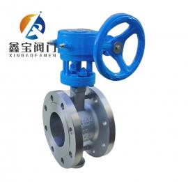 D343F不鏽鋼法蘭蝶閥